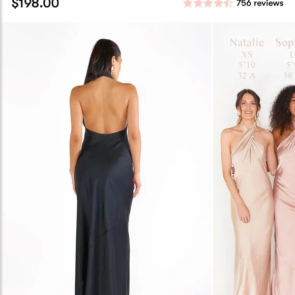 Show Me Your MuMu Jasmine halter maxi dress - Picture 3 of 4